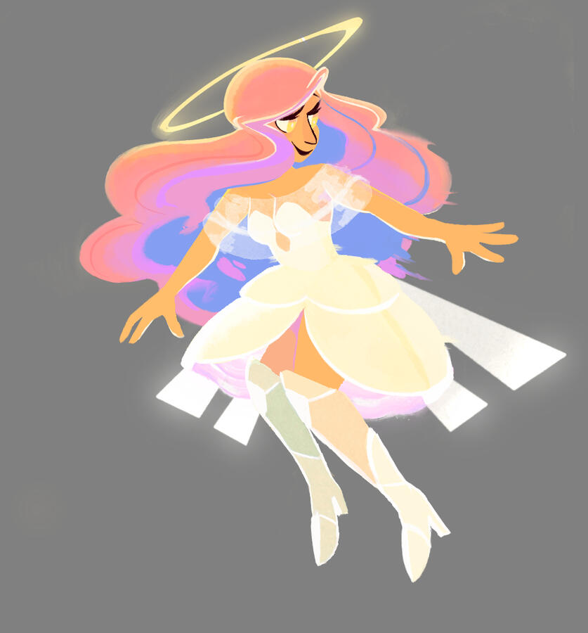 Goddess character design Goddess character design